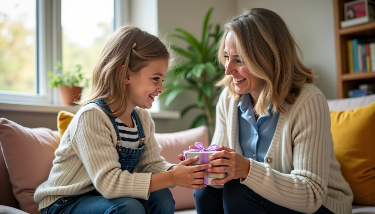 Suggestions de cadeaux touchants pour remercier une nounou en fin de contrat