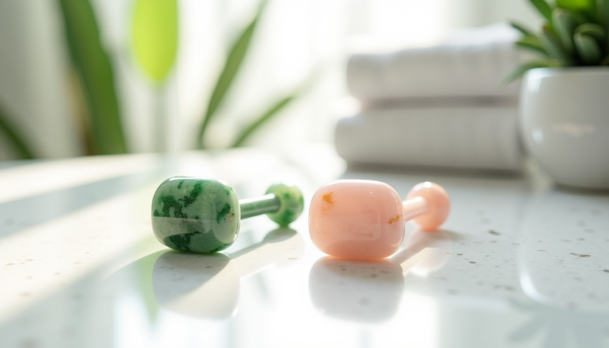 Rouleaux de jade et quartz rose : comprendre l&rsquo;investissement dans ces accessoires beauté